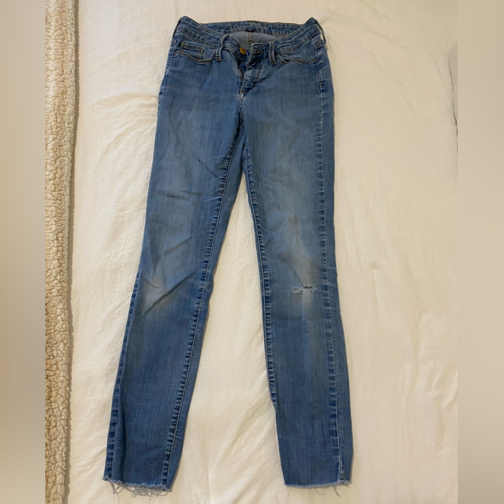 Distressed jeans size 2